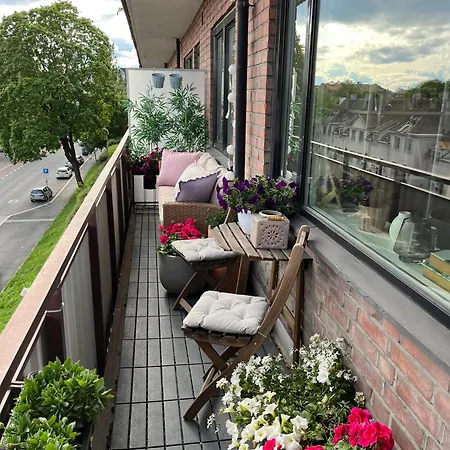 Balcony With Sunset View From Sagene Leilighet *