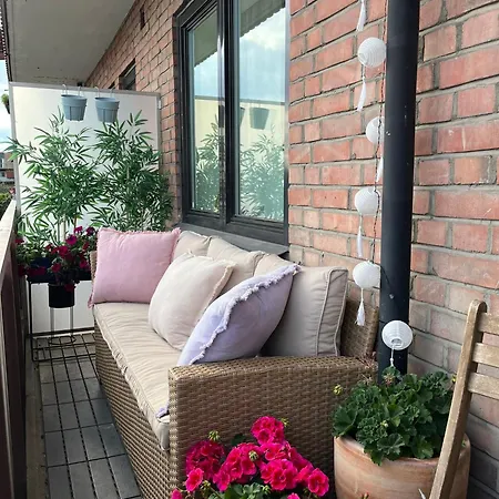 Lejlighed Balcony With Sunset View From Sagene *